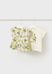 Set 2 Blusa estampada Palmeras Mayoral