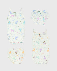 Set 2 Body Panty Estampado Unicornio
