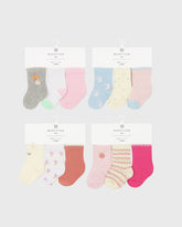 Set 3 Pares De Medias Lisas Estampado Surtido Niña