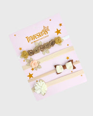 Set 4 Balacas Rosas Café