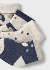 Set 4 Medias Calcetin Jirafa Navy Mayoral detalle