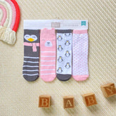 Set 4 Medias Para Niña Color Surtido pinguino