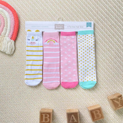 Set 4 Medias Para Niña Color Surtido unicornio