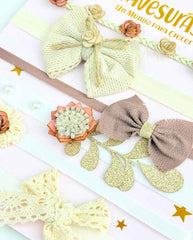 Set 6 Balaca Flores Crema Detalles