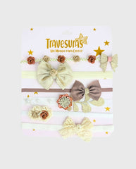 Set 6 Balaca Flores Crema