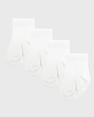 Set De 8 Medias Antideslizantes Blanco