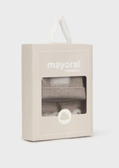 Set Gorro y Medias Oso Azul Mayoral empaque