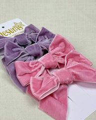 Set 2 Pinzas Terciopelo Detalle