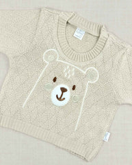 Set Primer Día Cara Oso Cafe Niños