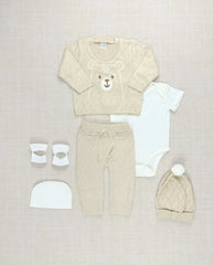 Set Primer Día Cara Oso Cafe