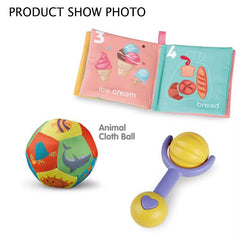 Set Rasca Encias y Sonajeros Estimulacion libro