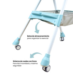 Silla Comedor Con Ruedas Verde Detalles