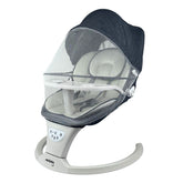 Silla Mecedora Electrica Con Bandeja Gris Oscuro