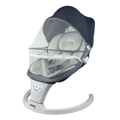 Silla Mecedora Electrica Con Bandeja Gris Oscuro