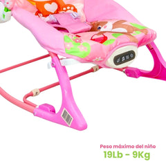 Silla Mecedora Rocker Ardilla Con Panel Táctil Detalles