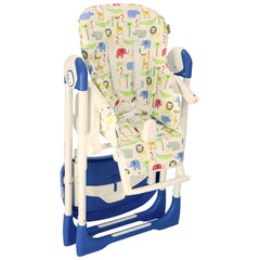 Silla Comedor 6 Niveles Nelly Azul Ebaby