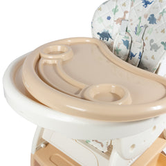 Silla Comedor 4 en 1 Escritorio Beige