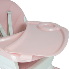 Silla Comedor Para Bebé 3 en 1 Fussion Rosa Bebesit bandeja