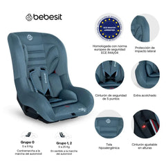 Silla De Carro Rally Gris Bebesit detalles