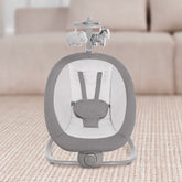 Silla Eléctrica Mecedora y Columpio Zebra Gris