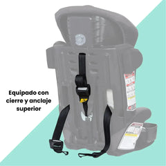 Silla de Carro Hybrid SL 3 En 1 Gris Baby Trend Anclaje