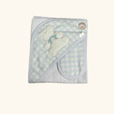 Toalla Capota Vichy Cuadros Oso