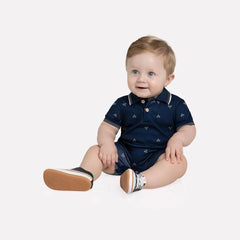 Mameluco Estampado Tenis Navy Milon bebe