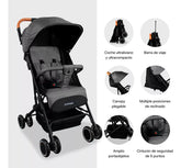 Coche Maleta Bit Negro Bebesit