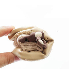 Medias Para Bebé Antideslizante Moño Niña