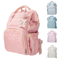 Pañalera Morral Bordado Osos Baby Luna