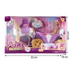 Muñeca Pony Carruaje Musical Anlily