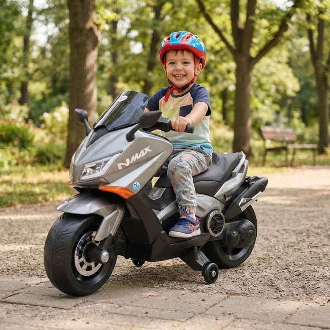 Moto Electrica N-Max Plus Gris modelo