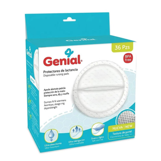 Protector Almohadilla de Lactancia 36 Piezas Genial®