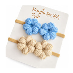 Set 2 Balacas Cintillo Flor