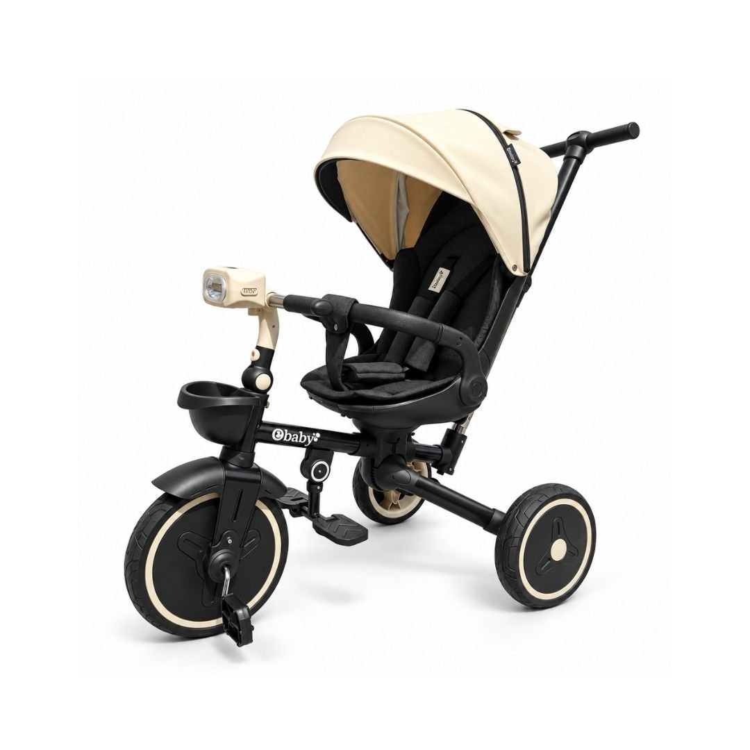 Triciclo Paseador Plegable Beige Ebaby®