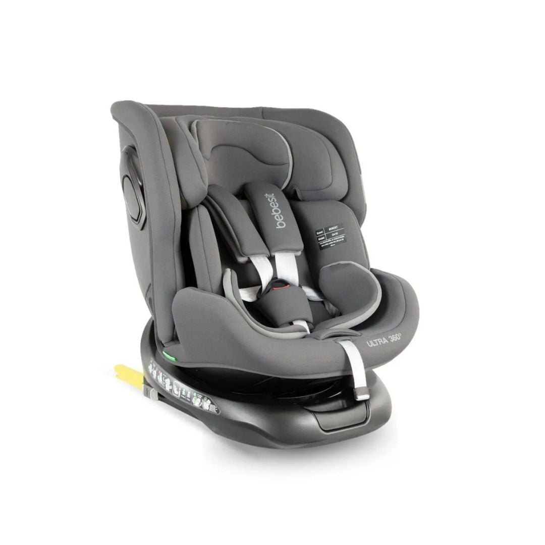 Silla De Carro Ultra 360 Isofix Premium Gris Oscuro
