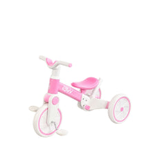 Balance Bike 3 En 1 Forza Rosa Con Push detalles