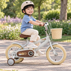 Bicicleta B-Leci con Ruedas de Apoyo Gris