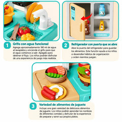 Cocina de Juguete Fashionable Azul