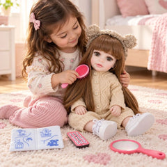 Muñeca Interactiva Juguete Sonido Bebé Real Deluxe