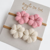 Set 2 Balacas Cintillo Flor