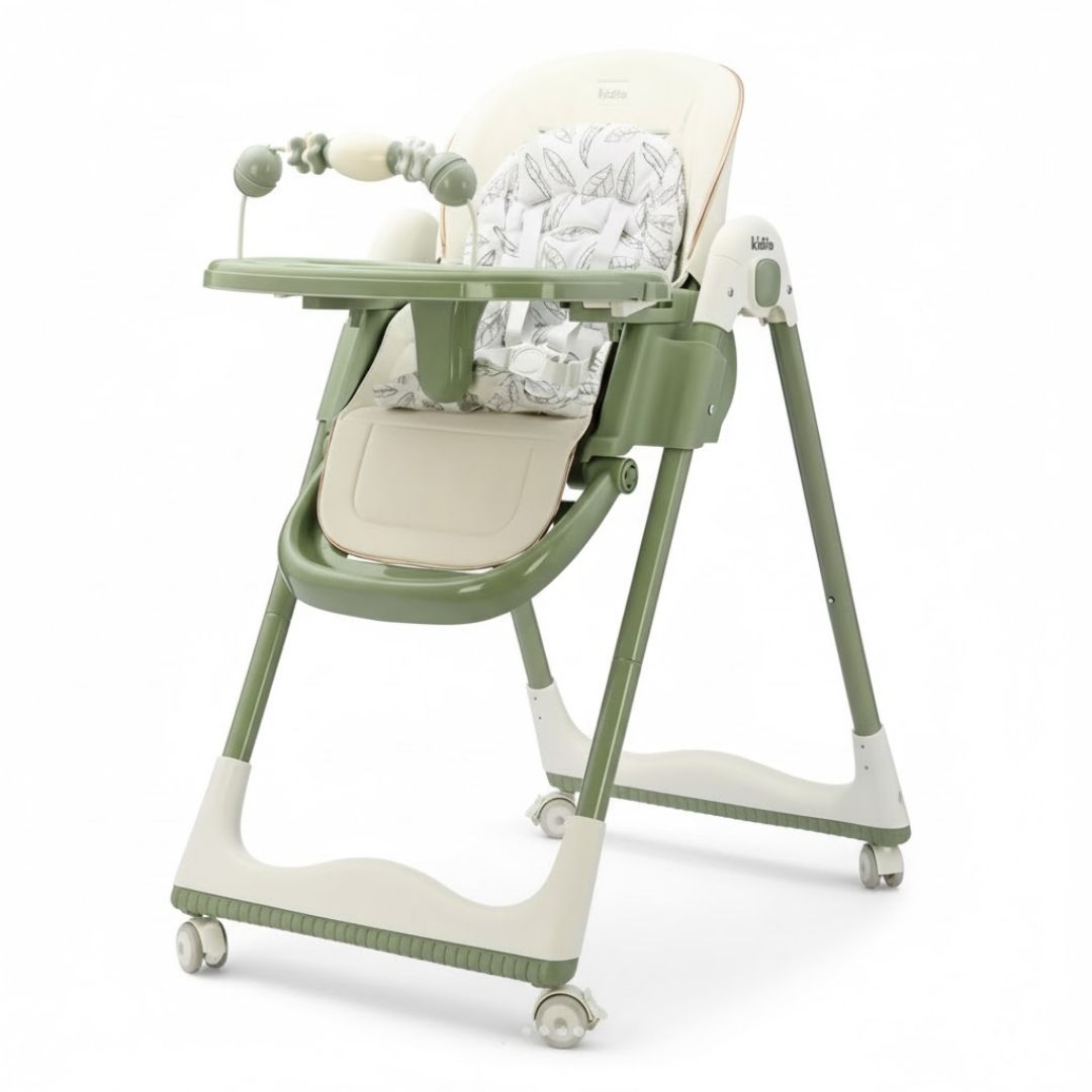 Silla Comedor Alta Trona Kidilo Verde
