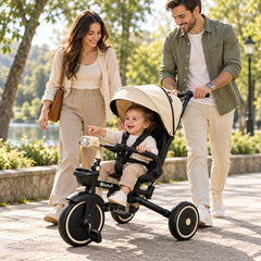 Triciclo Paseador Plegable Beige Ebaby®