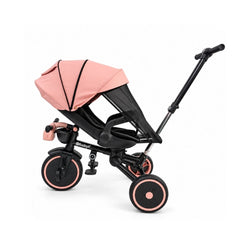 Triciclo Paseador Plegable Rosa Ebaby® Giratorio