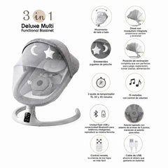 Silla Eléctrica Multifuncional Beige Kidilo