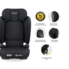 Silla De Carro Neo Isofix Bebesit Negro Caracteristicas