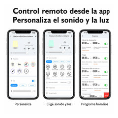 Monitor Ruido Blanco y Lámpara Inteligente Momcozy app