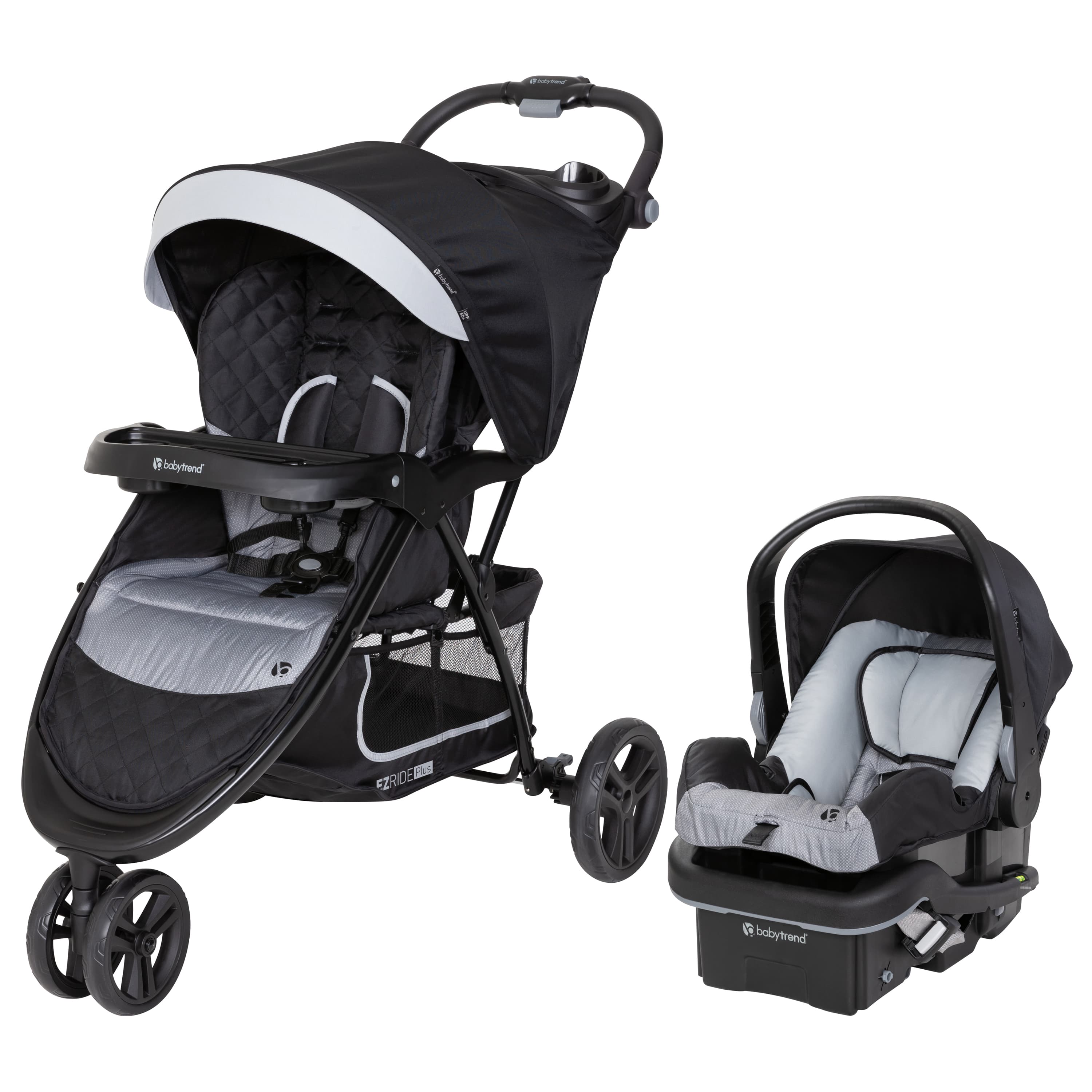 Coche con Porta Bebé Ez Ride Plus Baby Trend