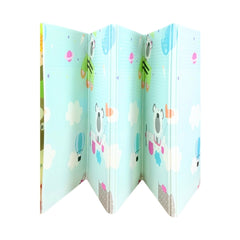 Tapete De Gateo Plegable Estampado Azul