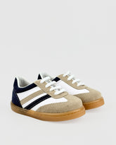 Tenis Combinado Rayas Azul